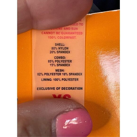 ZeroXposur Women’s Navy Blue Tankini Swim Set New with tags size xs - Picture 4 of 8